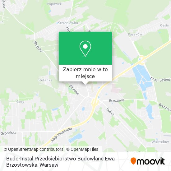 Mapa Budo-Instal Przedsiębiorstwo Budowlane Ewa Brzostowska