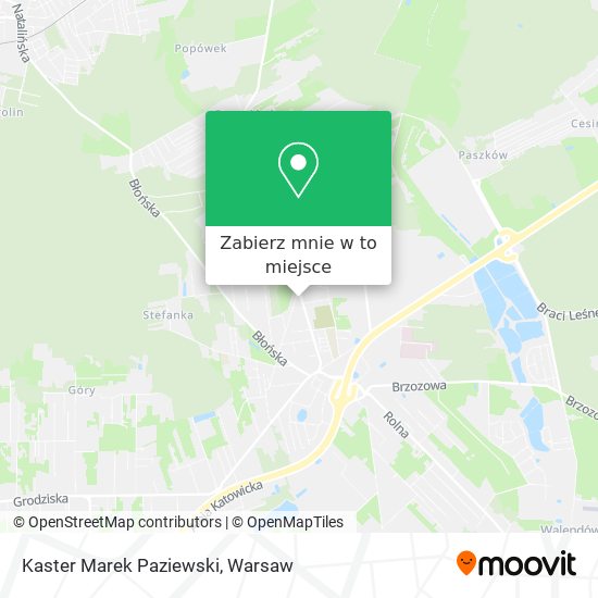 Mapa Kaster Marek Paziewski