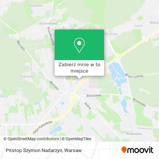 Mapa Pitstop Szymon Nadarzyn