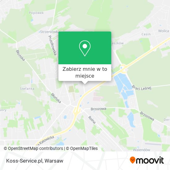 Mapa Koss-Service.pl