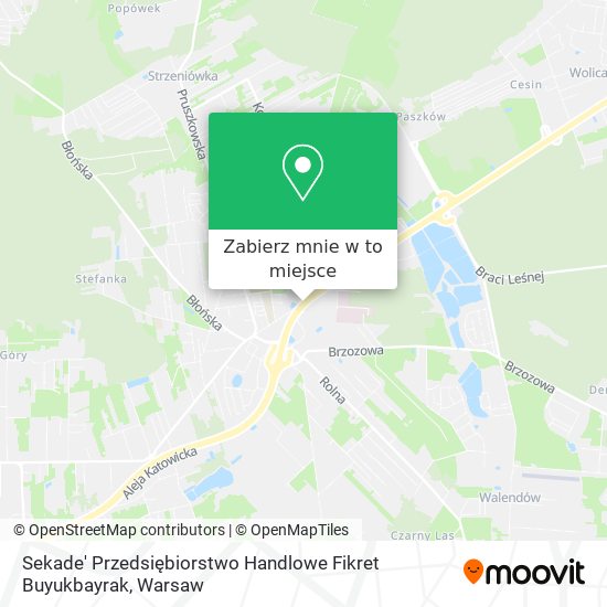 Mapa Sekade' Przedsiębiorstwo Handlowe Fikret Buyukbayrak