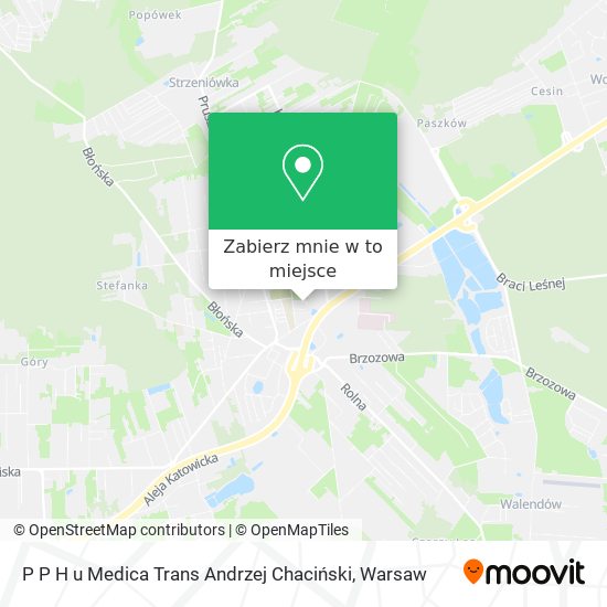 Mapa P P H u Medica Trans Andrzej Chaciński