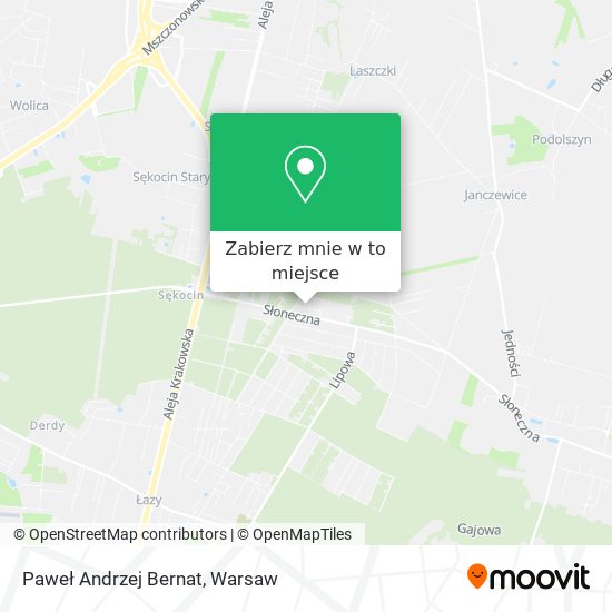 Mapa Paweł Andrzej Bernat