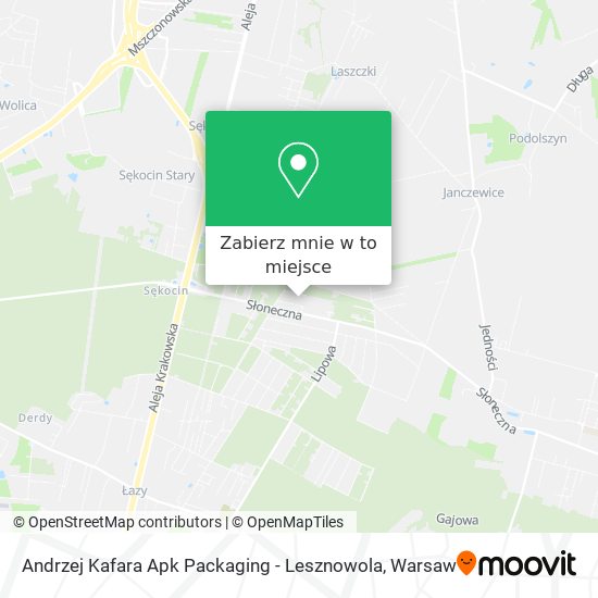 Mapa Andrzej Kafara Apk Packaging - Lesznowola