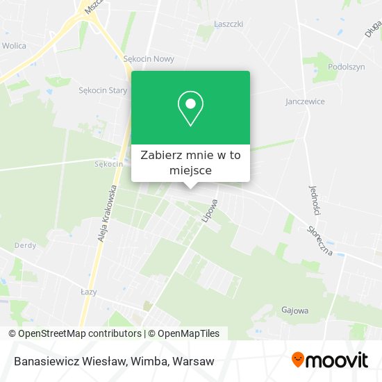 Mapa Banasiewicz Wiesław, Wimba