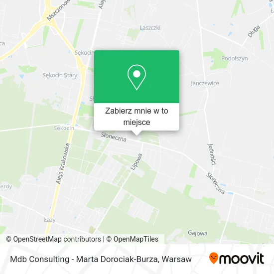 Mapa Mdb Consulting - Marta Dorociak-Burza