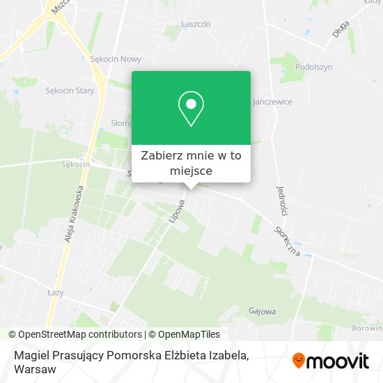 Mapa Magiel Prasujący Pomorska Elżbieta Izabela