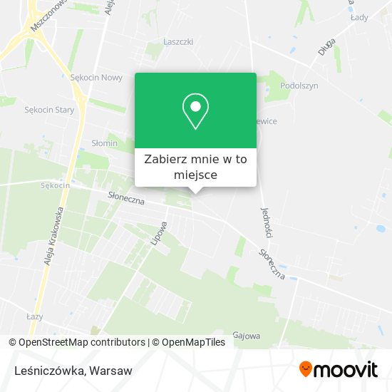 Mapa Leśniczówka