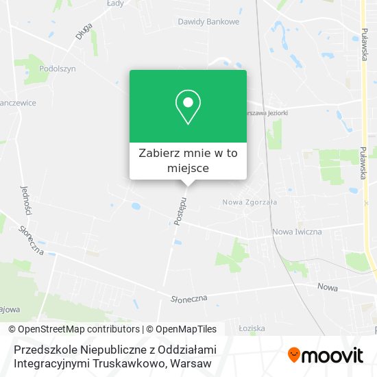 Mapa Przedszkole Niepubliczne z Oddziałami Integracyjnymi Truskawkowo