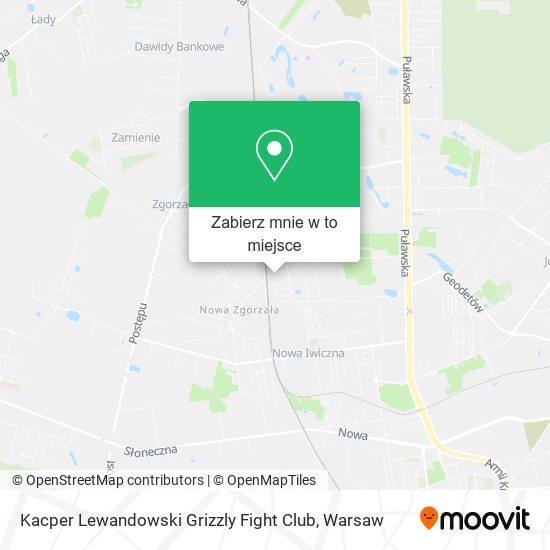 Mapa Kacper Lewandowski Grizzly Fight Club