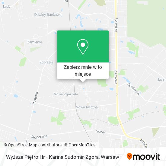 Mapa Wyższe Piętro Hr - Karina Sudomir-Zgoła