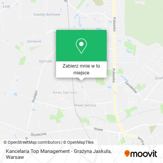 Mapa Kancelaria Top Management - Grażyna Jaskuła