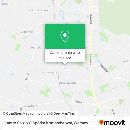 Mapa Lantre Sp z o O Spółka Komandytowa