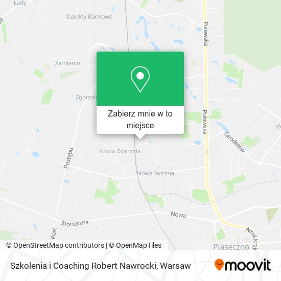 Mapa Szkolenia i Coaching Robert Nawrocki