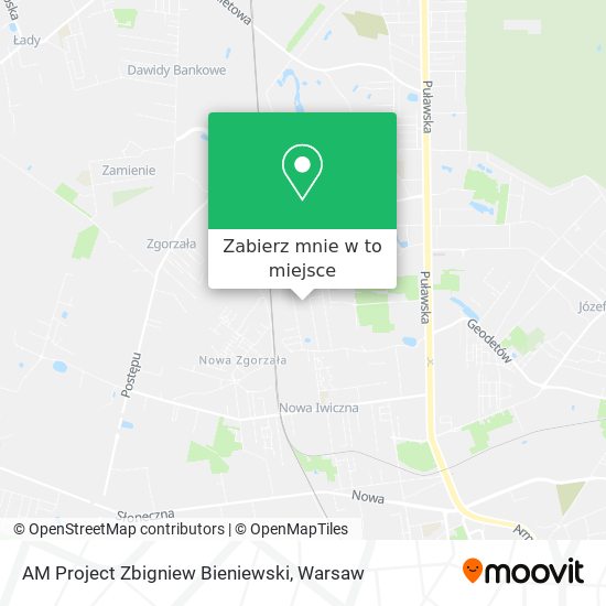 Mapa AM Project Zbigniew Bieniewski