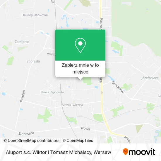 Mapa Aluport s.c. Wiktor i Tomasz Michalscy