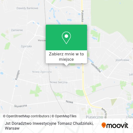 Mapa Jst Doradztwo Inwestycyjne Tomasz Chudziński