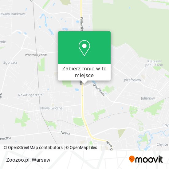 Mapa Zoozoo.pl