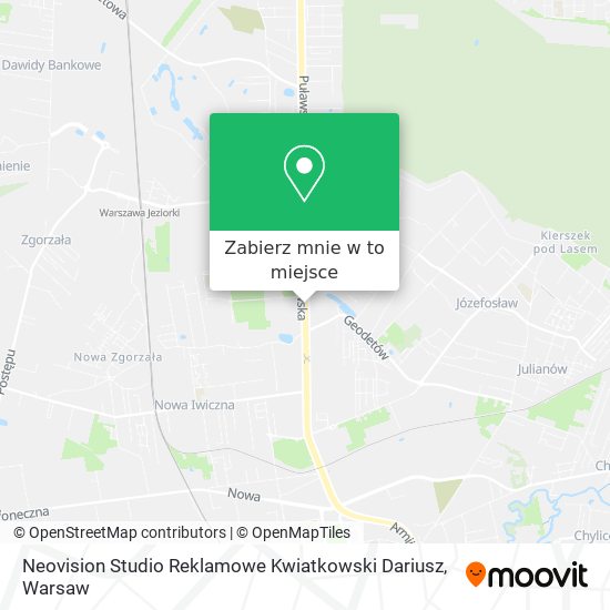 Mapa Neovision Studio Reklamowe Kwiatkowski Dariusz