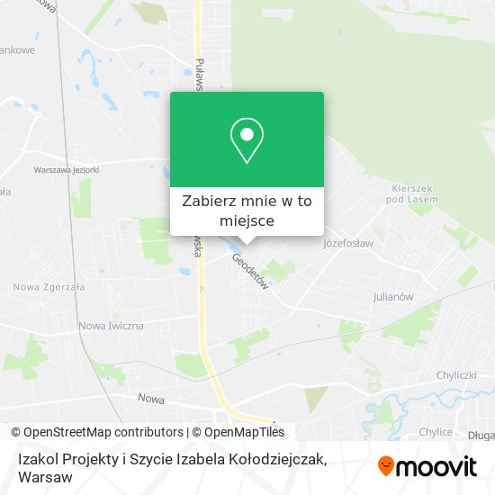 Mapa Izakol Projekty i Szycie Izabela Kołodziejczak