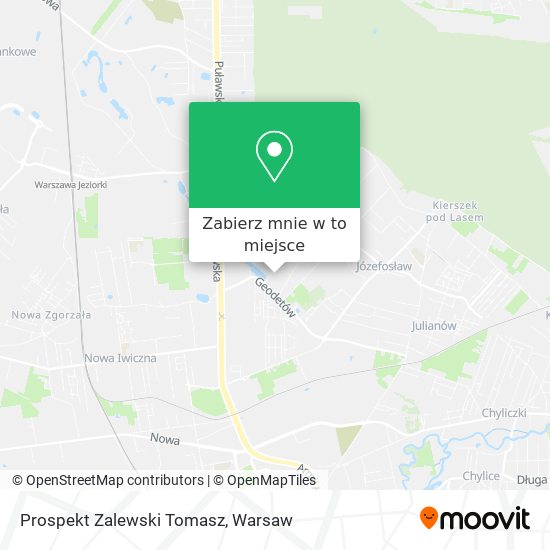 Mapa Prospekt Zalewski Tomasz