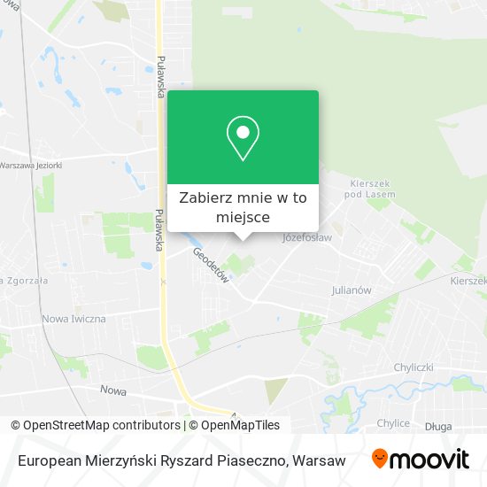 Mapa European Mierzyński Ryszard Piaseczno