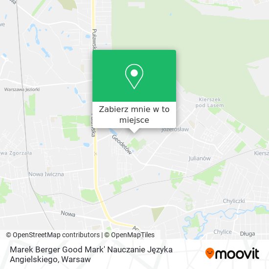 Mapa Marek Berger Good Mark' Nauczanie Języka Angielskiego