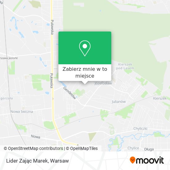 Mapa Lider Zając Marek