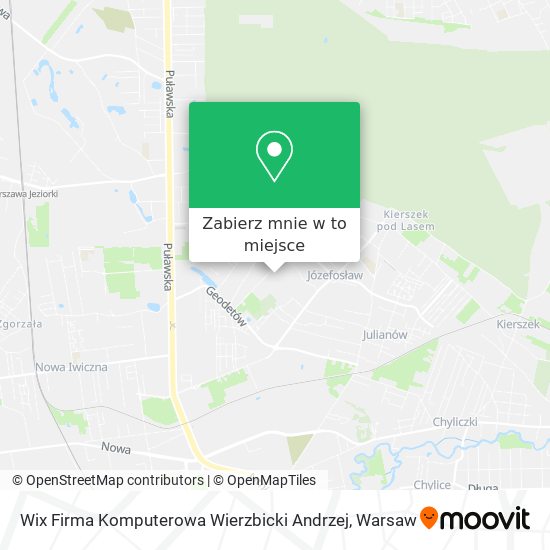 Mapa Wix Firma Komputerowa Wierzbicki Andrzej