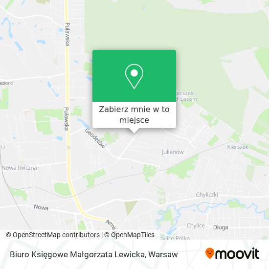 Mapa Biuro Księgowe Małgorzata Lewicka