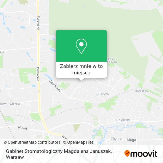 Mapa Gabinet Stomatologiczny Magdalena Januszek