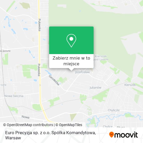 Mapa Euro Precyzja sp. z o.o. Spółka Komandytowa