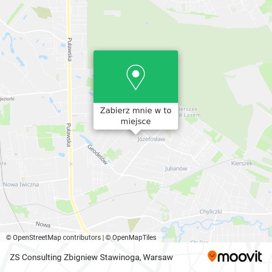 Mapa ZS Consulting Zbigniew Stawinoga