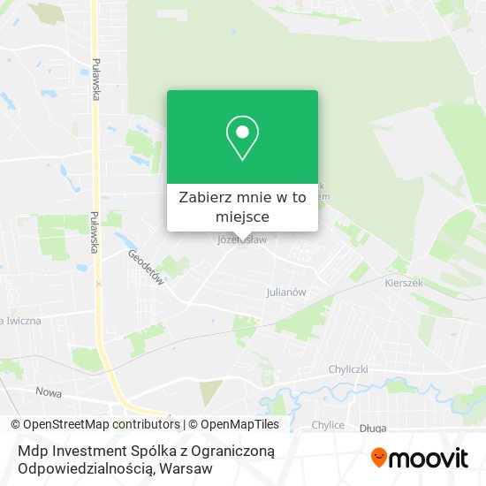 Mapa Mdp Investment Spólka z Ograniczoną Odpowiedzialnością