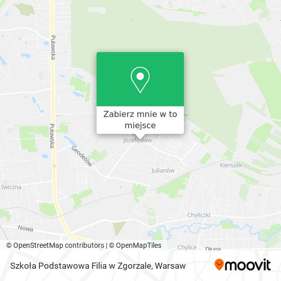 Mapa Szkoła Podstawowa Filia w Zgorzale