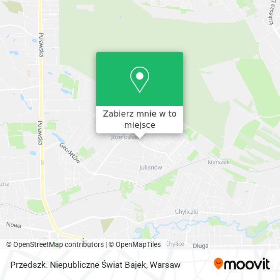 Mapa Przedszk. Niepubliczne Świat Bajek