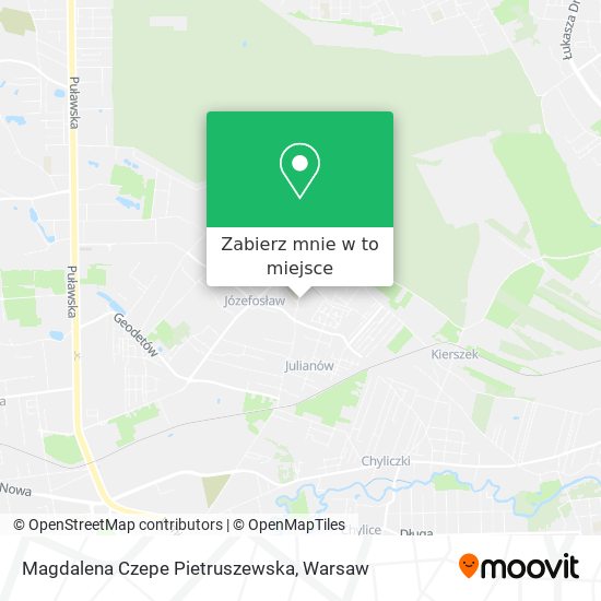 Mapa Magdalena Czepe Pietruszewska