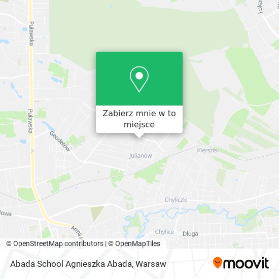 Mapa Abada School Agnieszka Abada