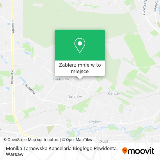 Mapa Monika Tarnowska Kancelaria Biegłego Rewidenta