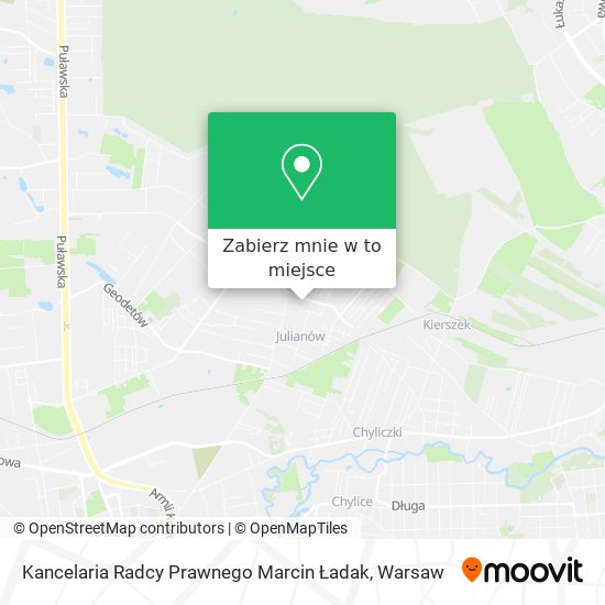 Mapa Kancelaria Radcy Prawnego Marcin Ładak