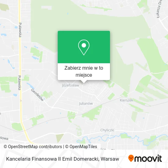 Mapa Kancelaria Finansowa II Emil Domeracki