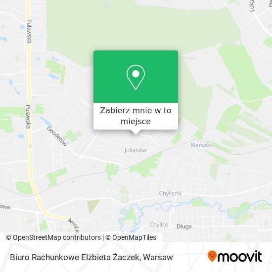 Mapa Biuro Rachunkowe Elżbieta Żaczek