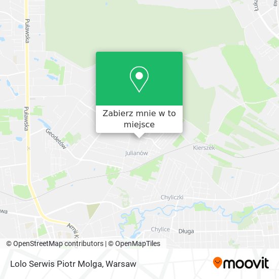 Mapa Lolo Serwis Piotr Molga