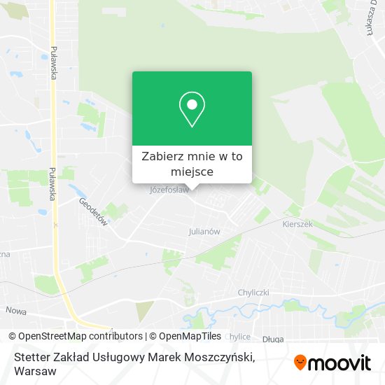 Mapa Stetter Zakład Usługowy Marek Moszczyński