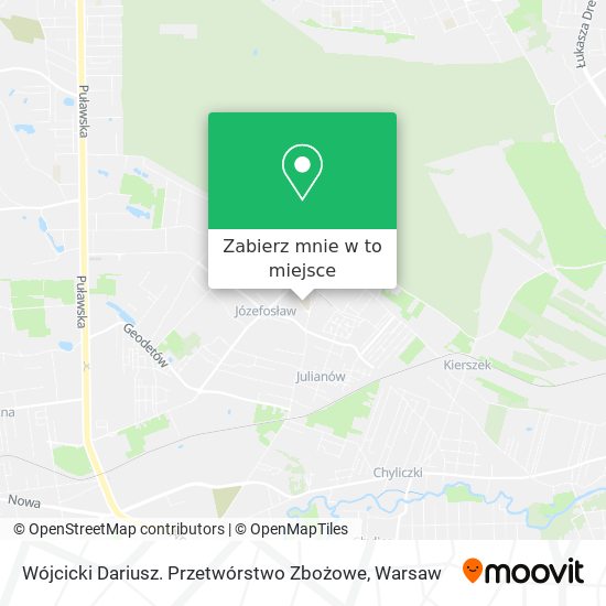 Mapa Wójcicki Dariusz. Przetwórstwo Zbożowe