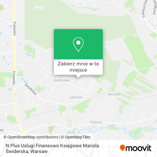 Mapa N Plus Usługi Finansowo Księgowe Mariola Świderska