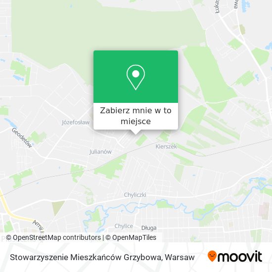 Mapa Stowarzyszenie Mieszkańców Grzybowa