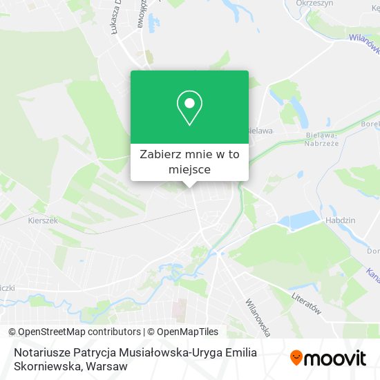 Mapa Notariusze Patrycja Musiałowska-Uryga Emilia Skorniewska