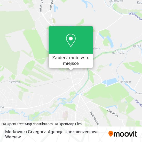 Mapa Markowski Grzegorz. Agencja Ubezpieczeniowa