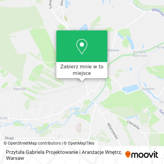 Mapa Przytuła Gabriela Projektowanie i Aranżacje Wnętrz